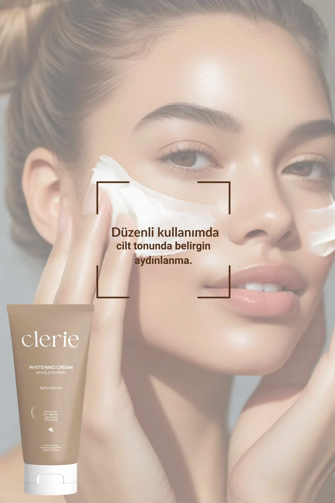 Clerie Alpha Arbutin Beyazlatıcı Yüz ve Vücut Bakım Kremi