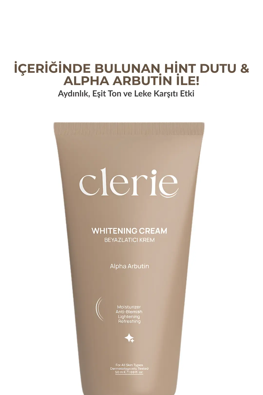 Clerie Alpha Arbutin Beyazlatıcı Yüz ve Vücut Bakım Kremi