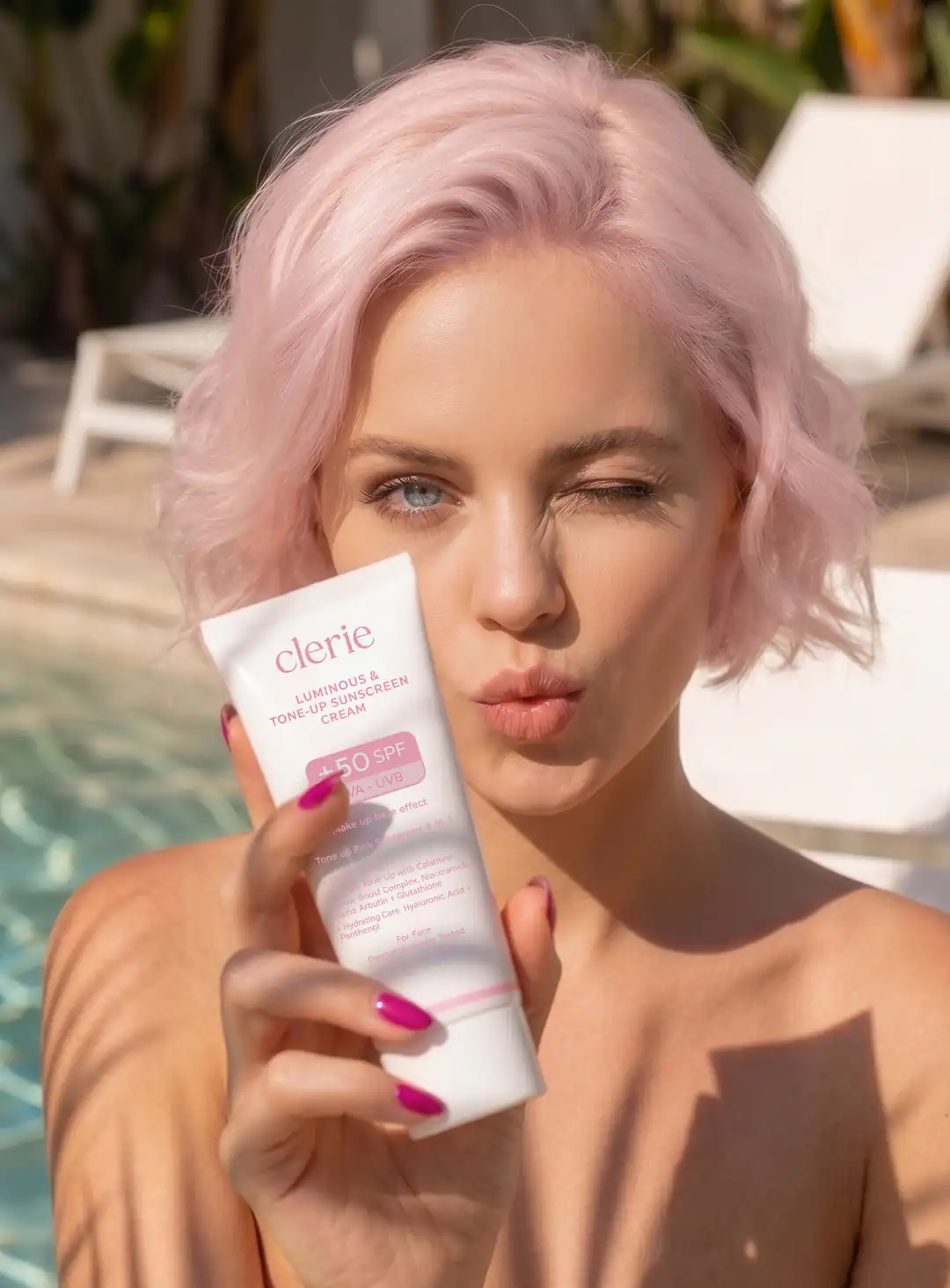 Clerie Tone-Up SPF 50+ Güneş Kremi 50 ml