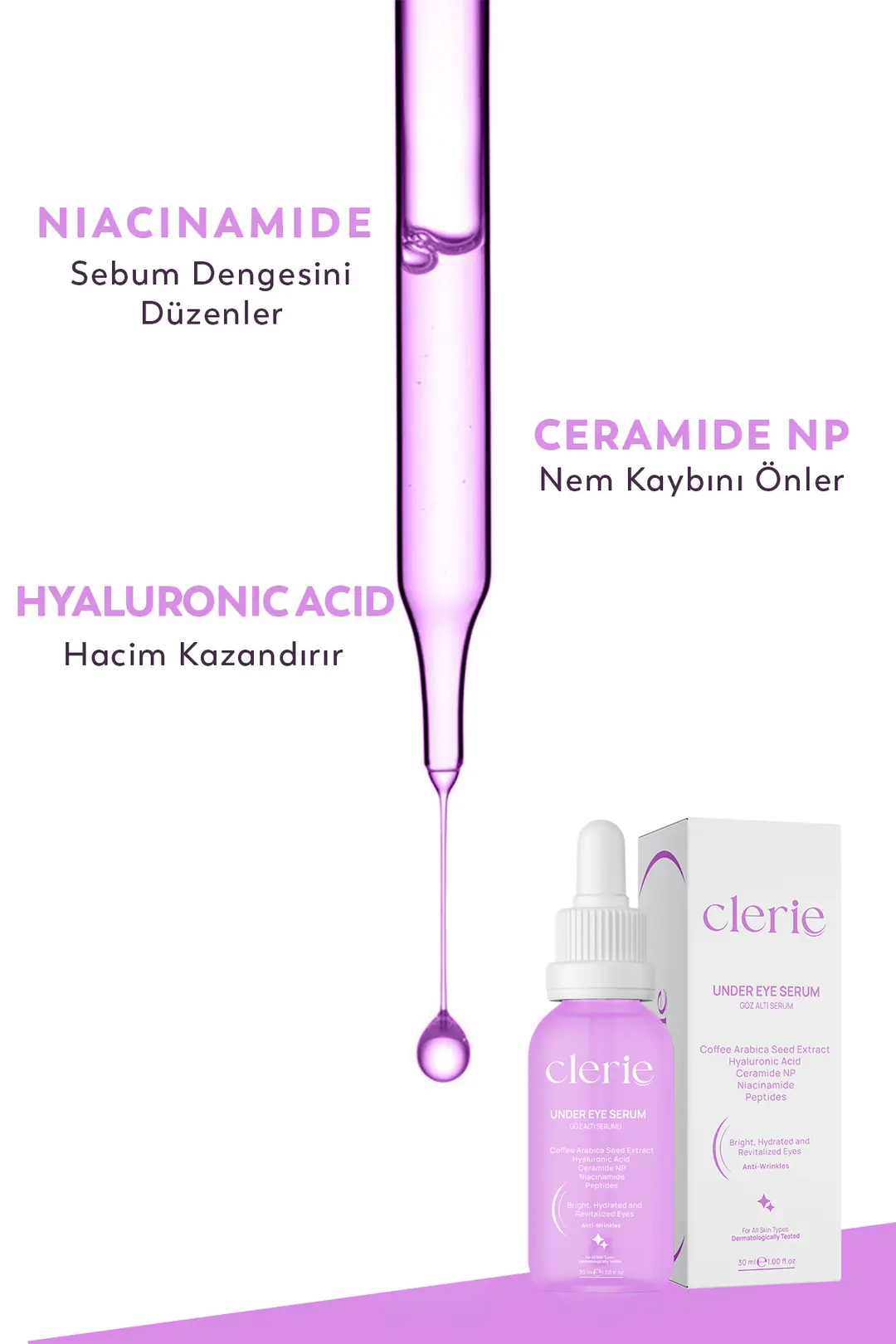 Clerie 3’lü Serum Bakım Seti