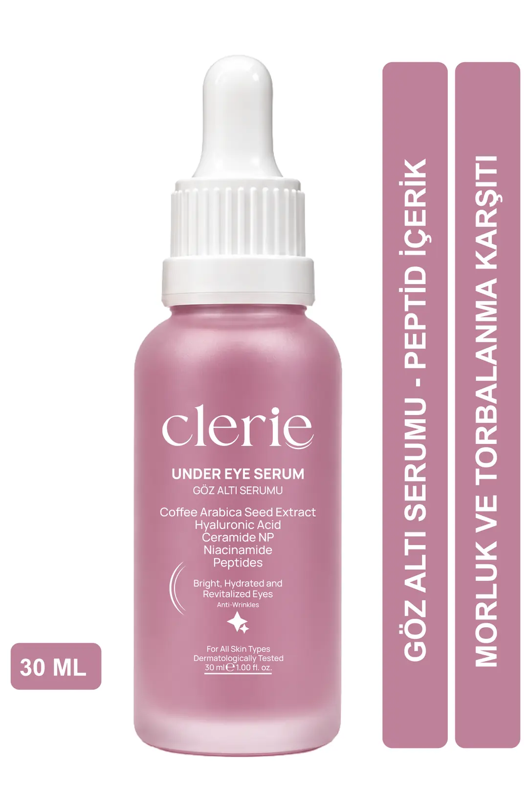 Product image: Clerie Kahve Çekirdeği Özlü Göz Altı Bakım Serumu