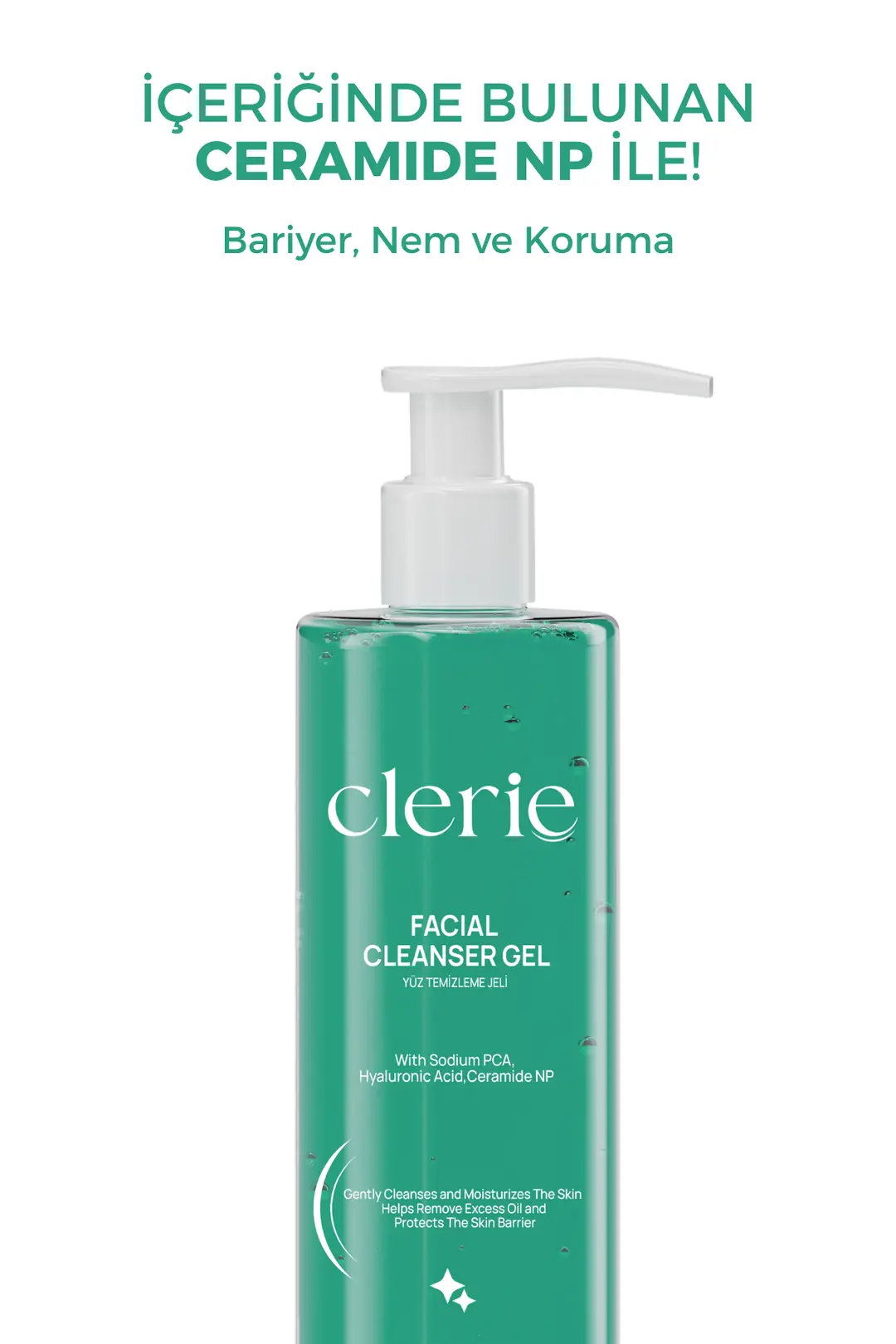 Clerie Yüz Temizleme Seti: Yüz Yıkama Jeli + Yüz Temizleme Toniği