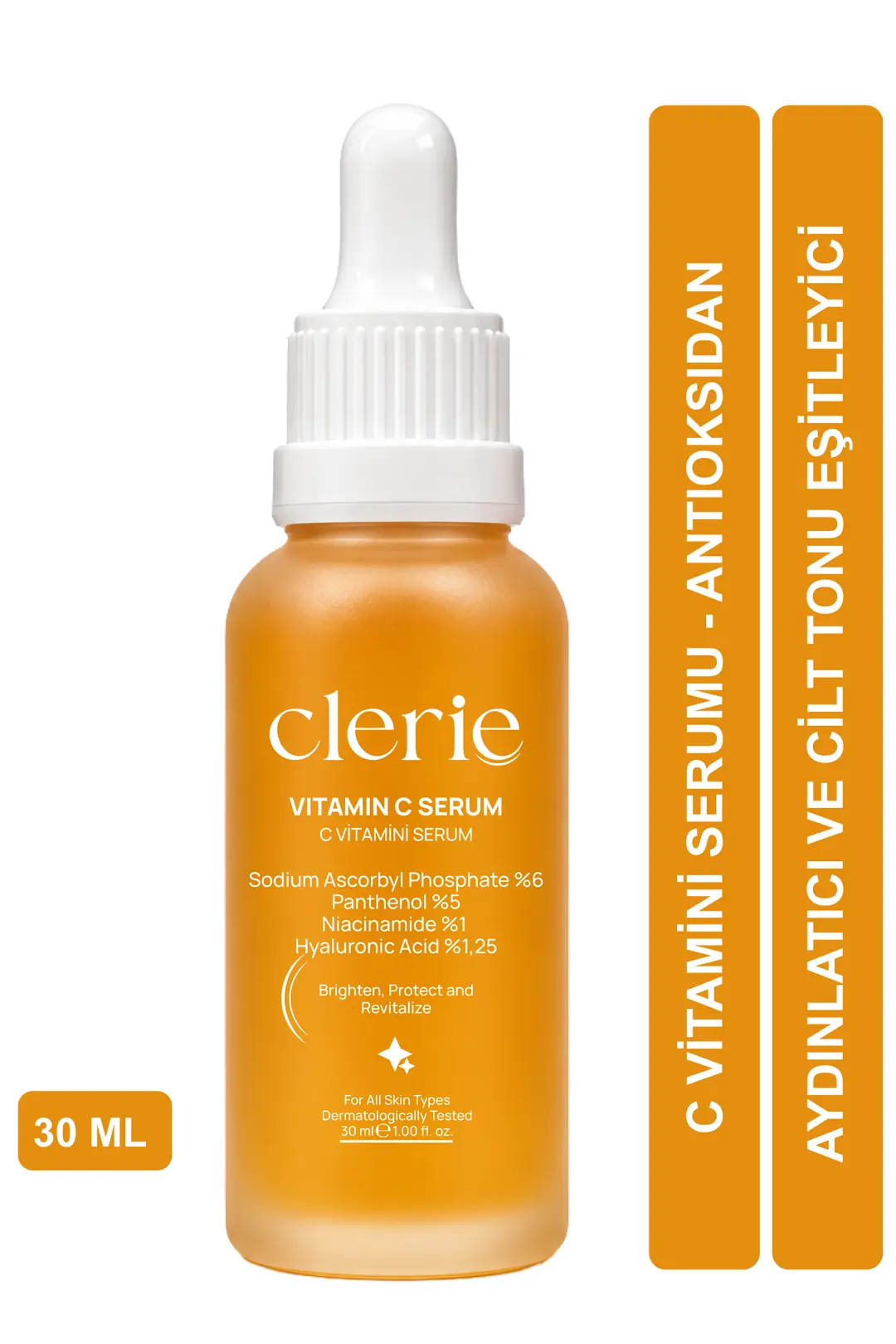 Product image: Clerie C Vitamini ve Niasinamid Aydınlatıcı Bakım Serumu