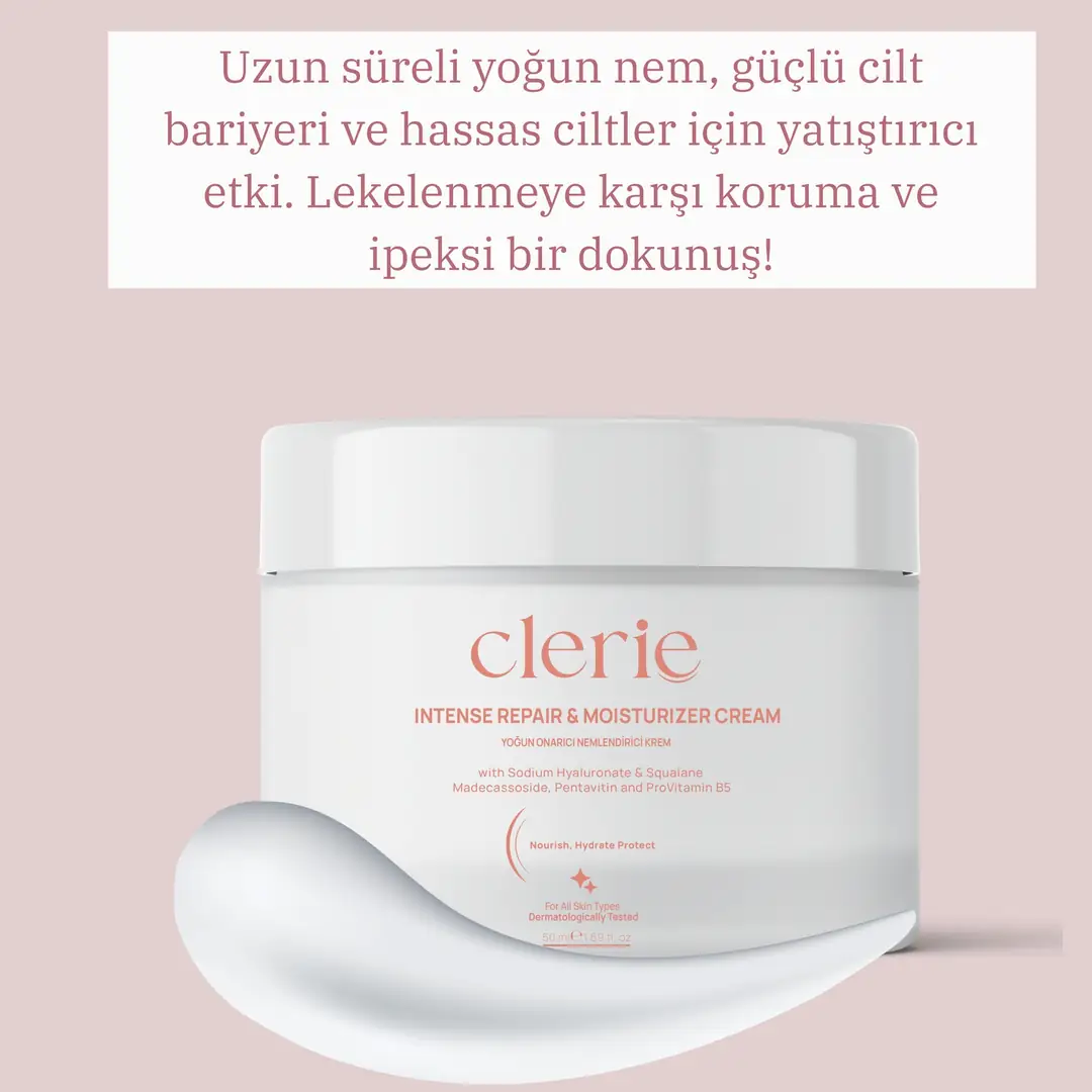 Clerie Bariyer Destekleyici Yoğun Nemlendirici Cica Krem