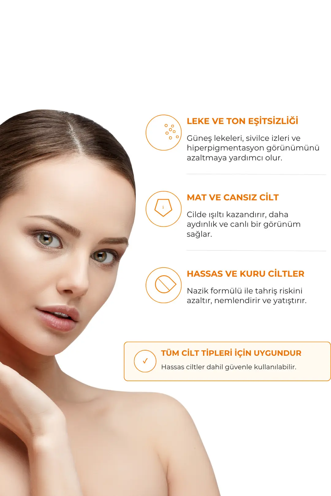 Clerie 2’li C Vitamini Cilt Serumu – Leke Karşıtı, Aydınlatıcı, Cilt Tonu Eşitleyici Niacinamide Serum 2x30 ml