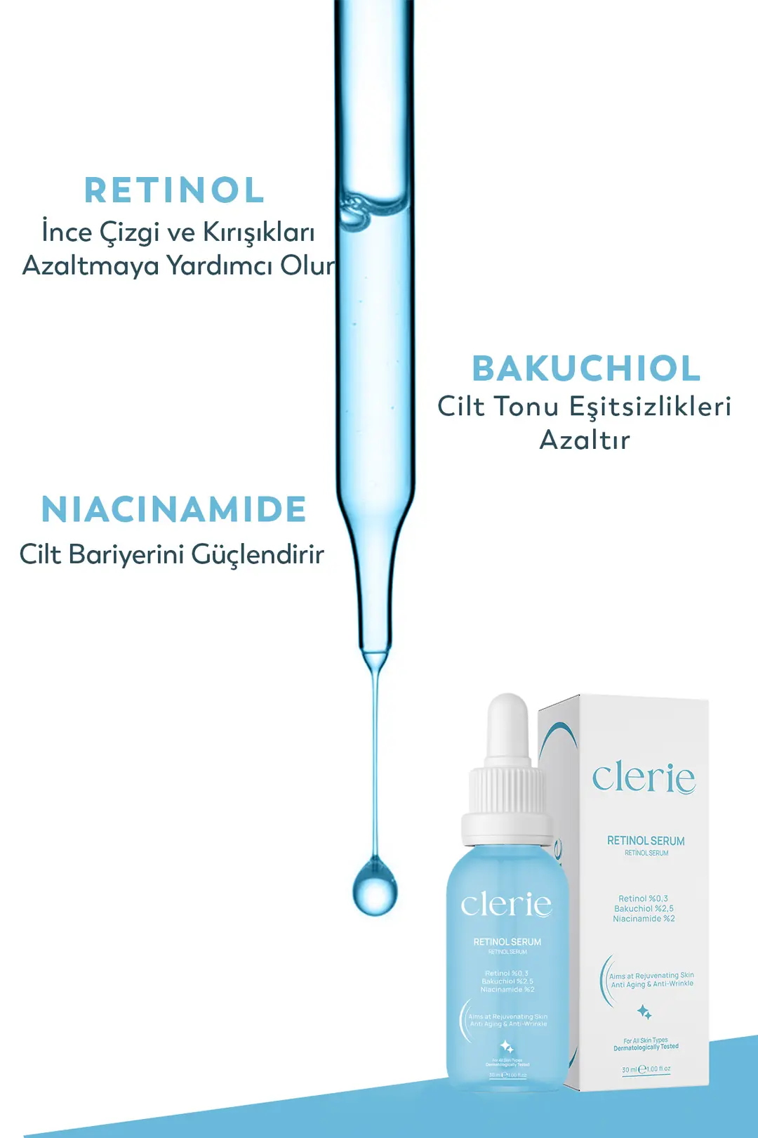 Clerie 3’lü Serum Bakım Seti