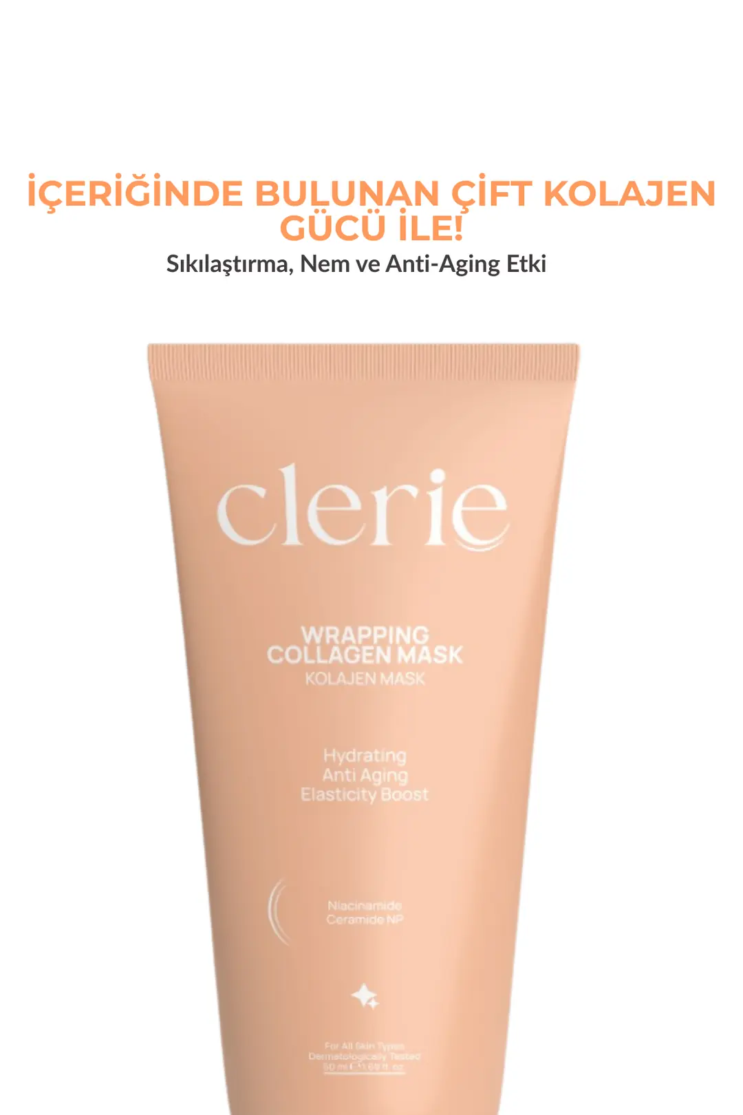 Clerie Kolajen Maske ve Beyazlatıcı Yüz ve Vücut Kremi Seti