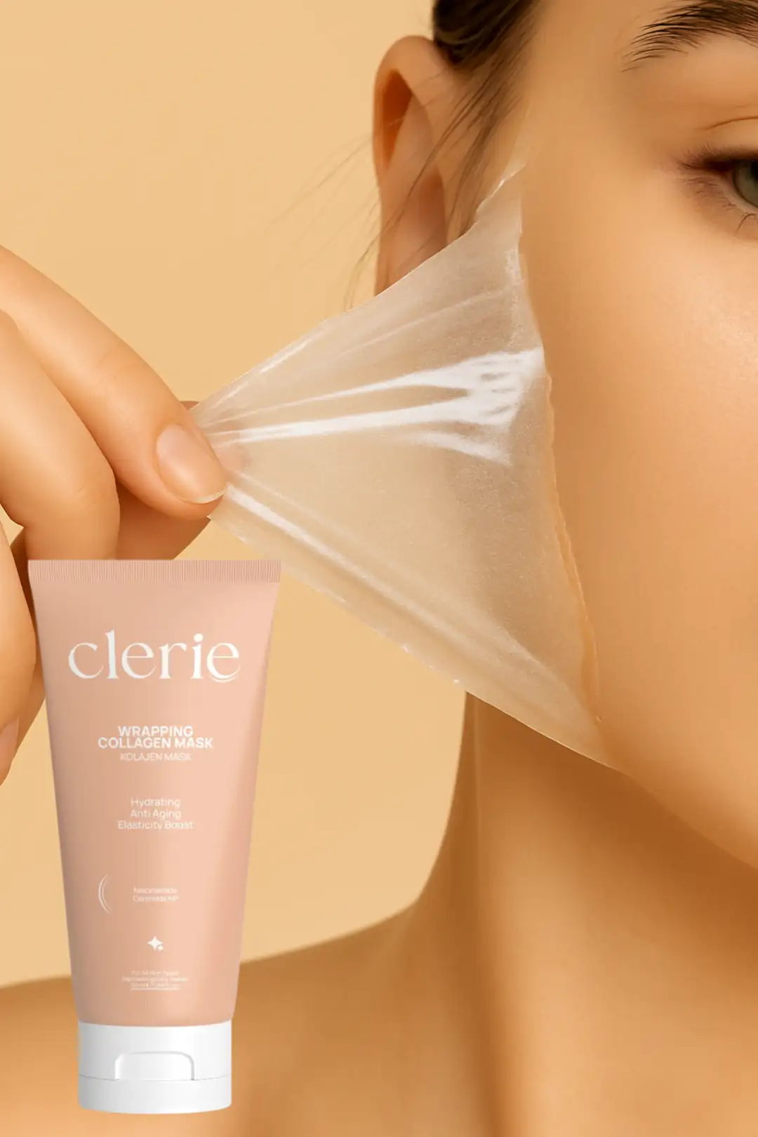 Clerie Kolajen Maske ve Beyazlatıcı Yüz ve Vücut Kremi Seti