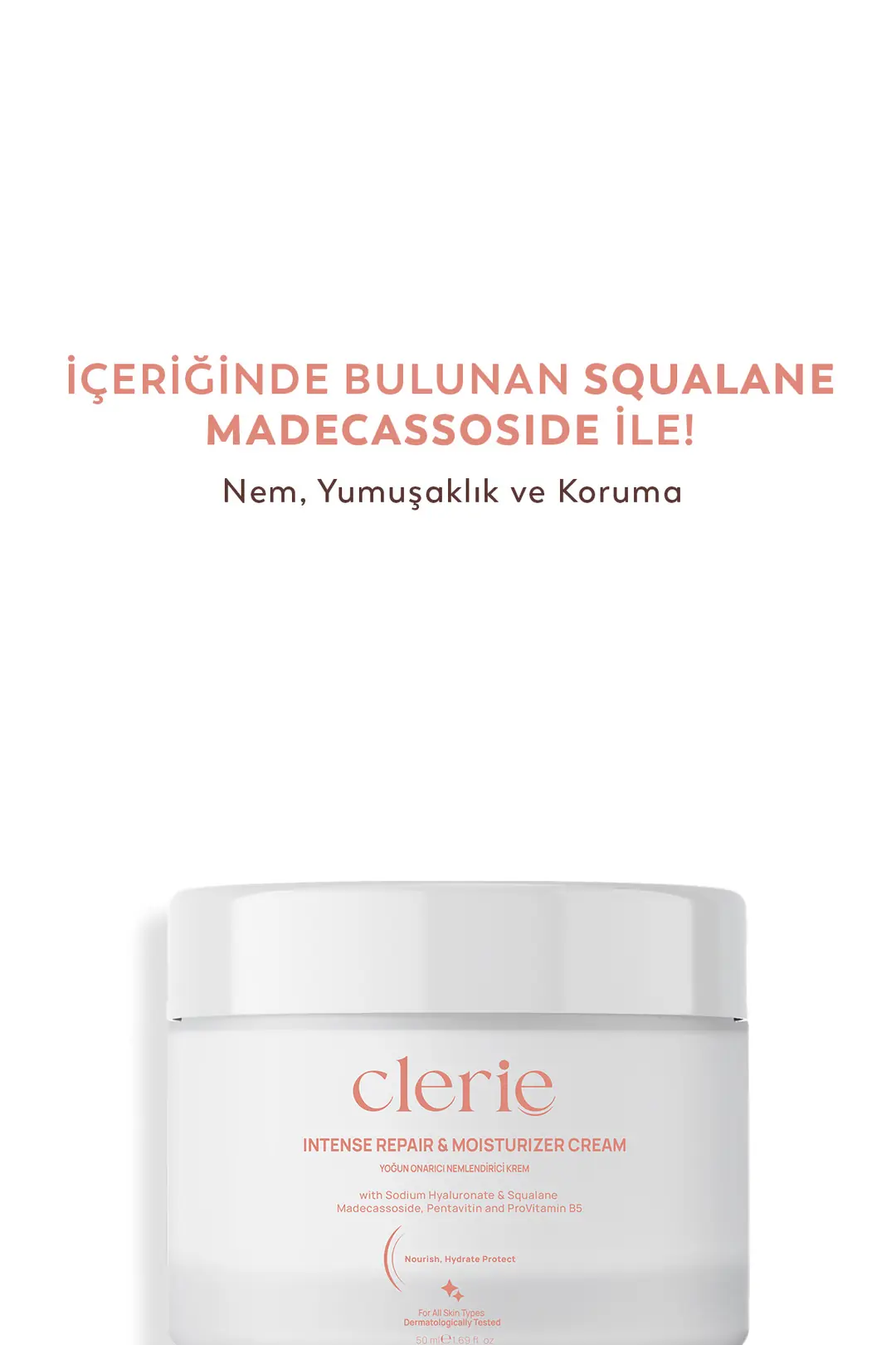 Clerie Bariyer Destekleyici Yoğun Nemlendirici Cica Krem