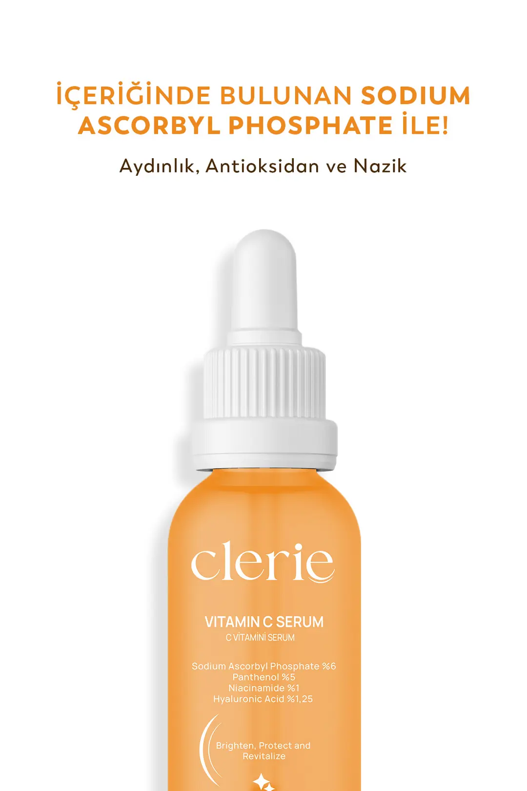 Clerie C Vitamini ve Niasinamid Aydınlatıcı Bakım Serumu