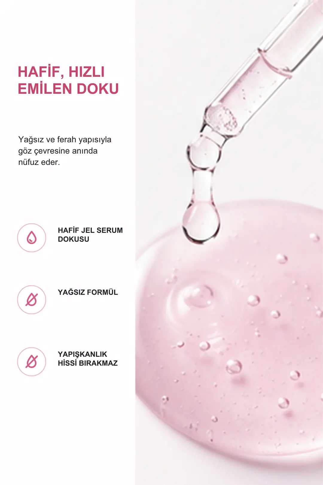 Clerie 2’li Göz Altı Serumu – Morluk, Koyu Halka ve Göz Altı Torbası Karşıtı, Peptit & Kahve İçerikli Serum 2x30 ml