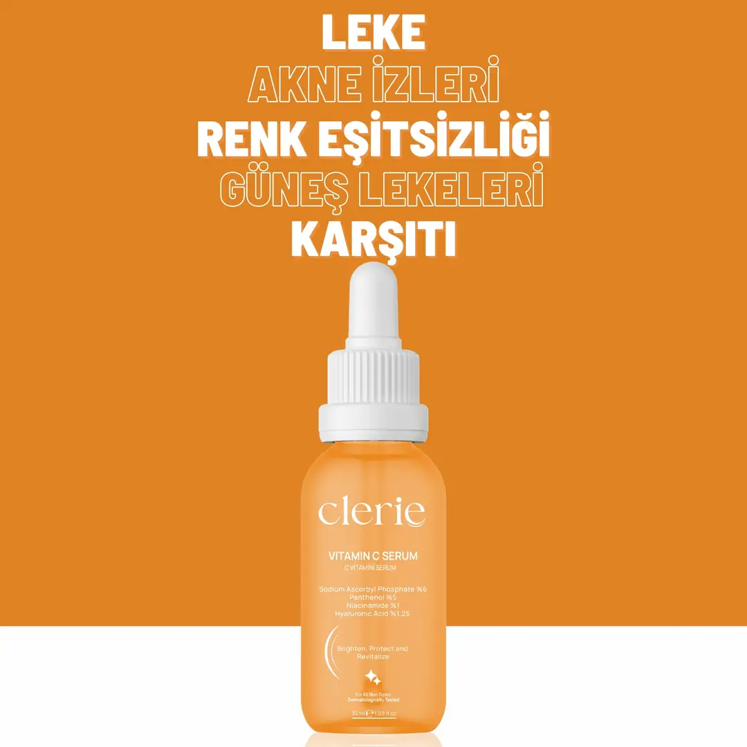 Clerie C Vitamini ve Niasinamid Aydınlatıcı Bakım Serumu